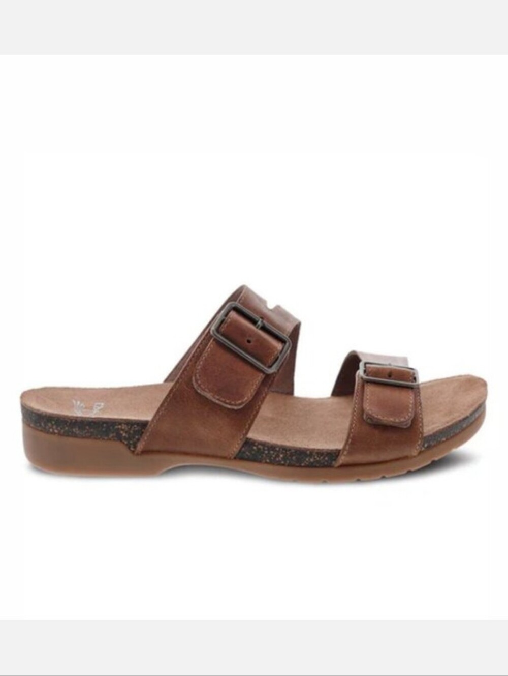 Dansko Rosie Slide Sandal Tan Leather 37